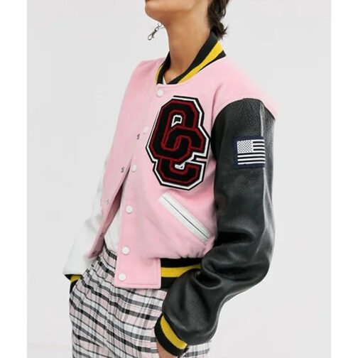 Opening Ceremony Pink Varsity Jacket - Image 5