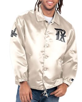 Texas Rangers Option Route Coaches Jacket