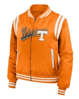 Tennessee Volunteers Orange Bomber Full-Zip Jacket