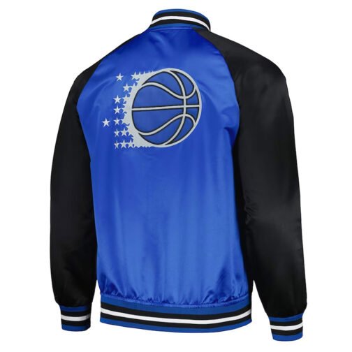 Orlando Magic Double Clutch Blue Satin Jacket - Image 2