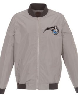 Orlando Magic Nylon Bomber Black Jacket