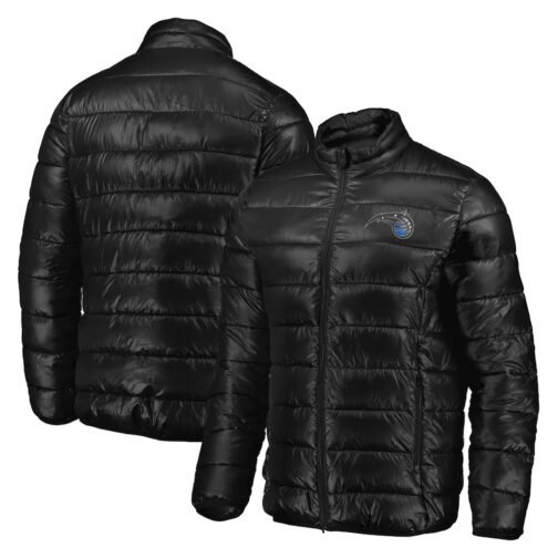 Orlando Magic Heater Puffer Black Jacket - Image 4