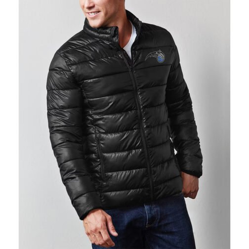 Orlando Magic Heater Puffer Black Jacket - Image 3
