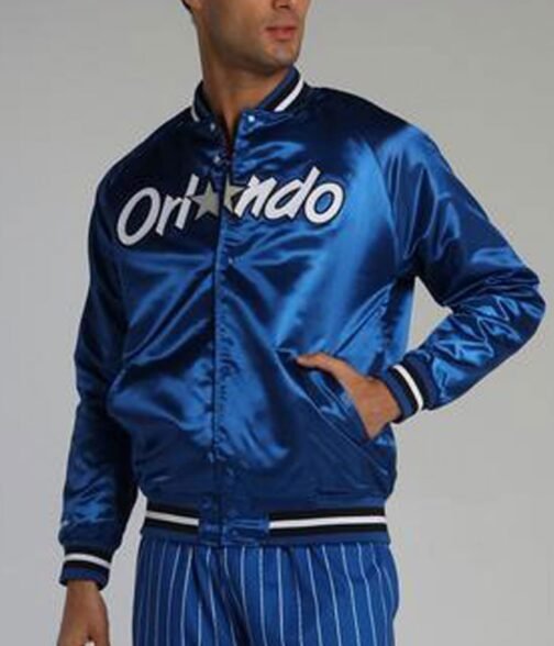 Orlando Magic Blue Lightweight Satin Jacket