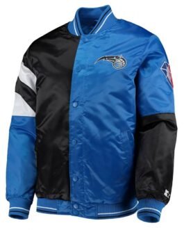 75th Anniversary Orlando Magic Leader Color Block Satin Jacket