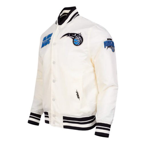 Retro Orlando Magic Classic Rib Satin Jacket - Image 3