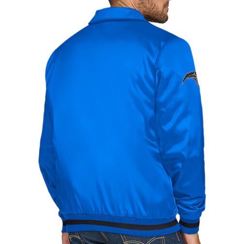 Orlando Magic Stitch Applique Blue Satin Jacket - Image 2