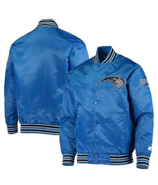 Orlando Magic The Diamond Classic Blue Bomber Jacket - Image 3
