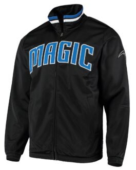 Orlando Magic Threat Tricot Track Satin Jacket