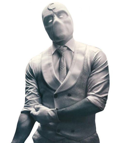 Moon Knight Oscar Isaac White Vest - Image 2