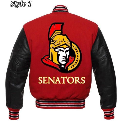 Ottawa Senators NHL Varsity Jacket - Image 3