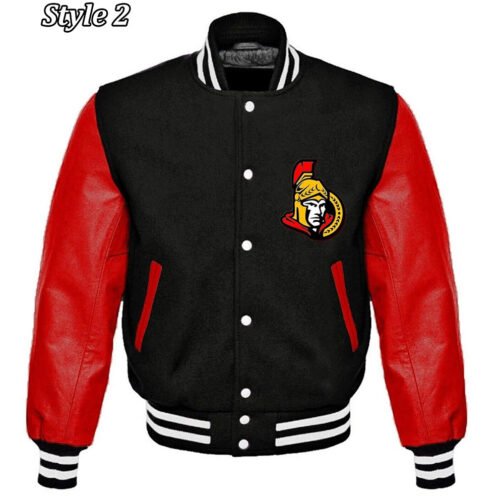Ottawa Senators NHL Varsity Jacket - Image 2