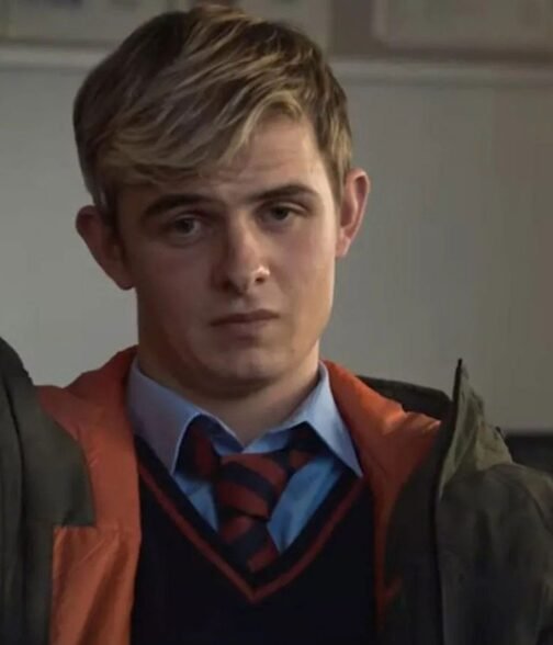 Otto Farrant Alex Rider S02 Green Jacket - Image 3