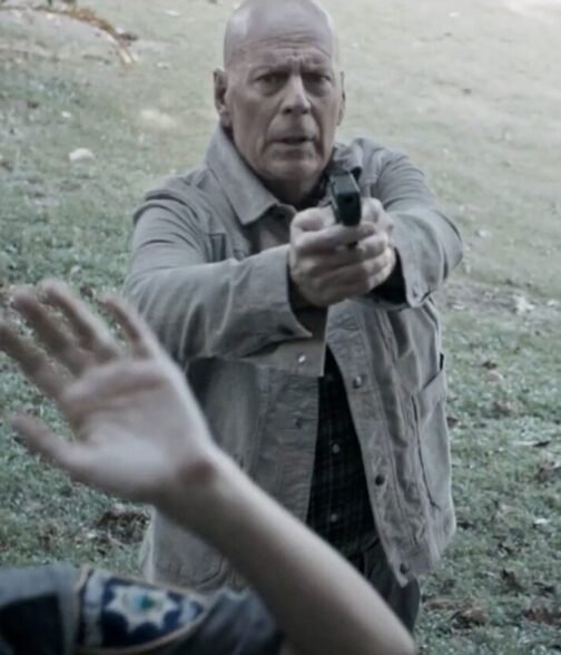 Out of Death Bruce Willis Corduroy Jacket - Image 5
