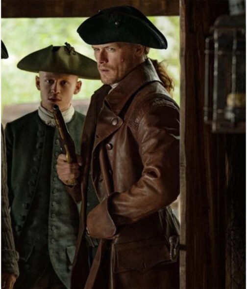 Sam Heughan Outlander Season 5 Trench Coat - Image 7
