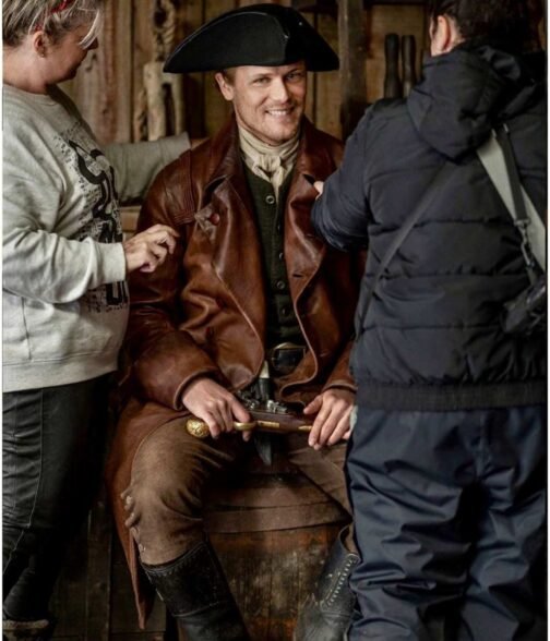 Sam Heughan Outlander Season 5 Trench Coat - Image 8