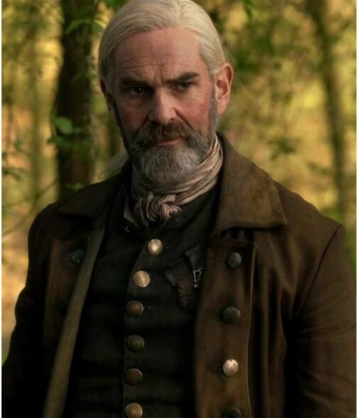 Outlander Season 6 Duncan Lacroix Suede Coat - Image 3