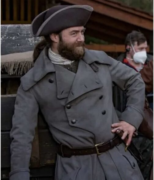 Richard Rankin Outlander Season 6 Gray Coat - Image 2