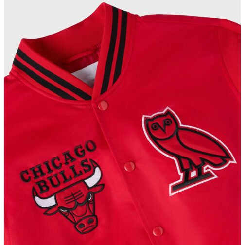 OVO Chicago Bulls Red Jacket - Image 10