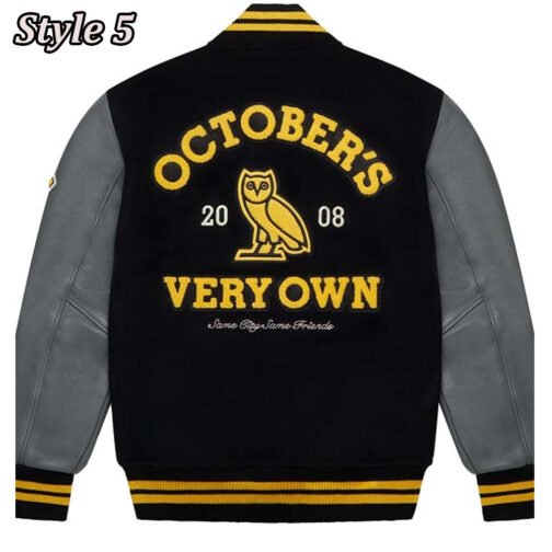 OVO Same City Same Friends Varsity Jacket - Image 10