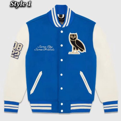 OVO Same City Same Friends Varsity Jacket