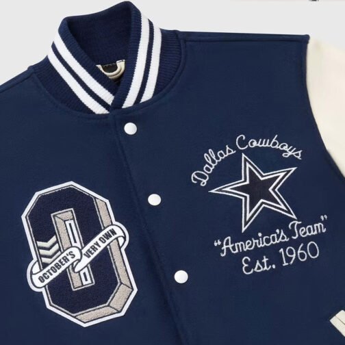 OVO Dallas Cowboys Varsity Jacket - Image 3
