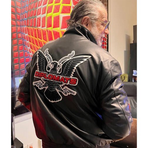 OVO Dipset Diplomats Leather Jacket - Image 3