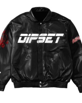 OVO Dipset Diplomats Leather Jacket