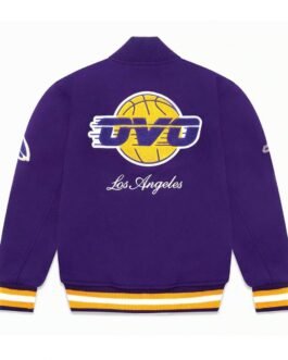 Varsity OVO LA Lakers Purple Jacket