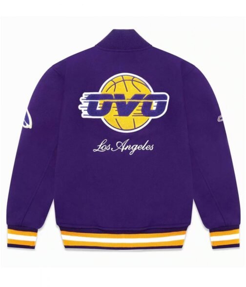 Varsity OVO LA Lakers Purple Jacket - Image 2