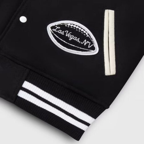 OVO Las Vegas Raiders Varsity Jacket - Image 4