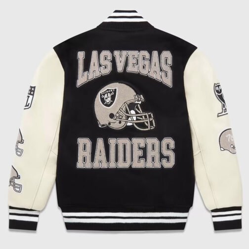 OVO Las Vegas Raiders Varsity Jacket - Image 2