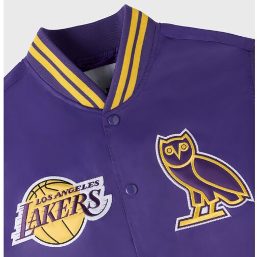 OVO LA Lakers Purple Jacket - Image 10