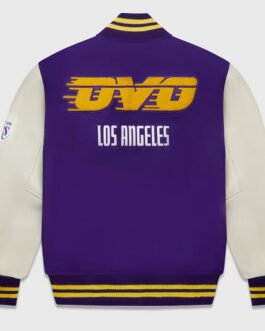 OVO Los Angeles Lakers Varsity Jacket