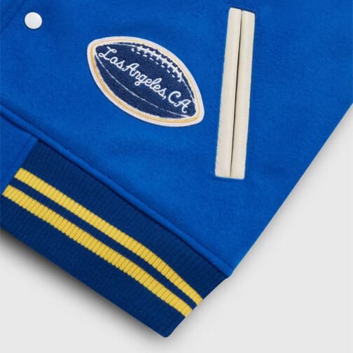 OVO Los Angeles Rams Varsity Jacket - Image 4