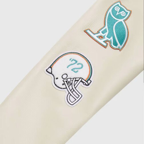 OVO Miami Dolphins Varsity Jacket - Image 5