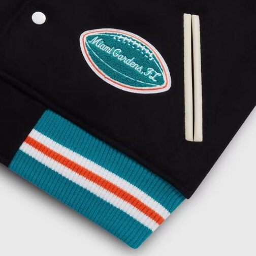 OVO Miami Dolphins Varsity Jacket - Image 4