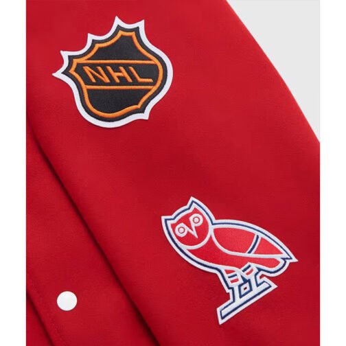 OVO Montreal Canadiens Varsity Jacket - Image 9