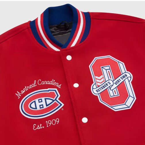 OVO Montreal Canadiens Varsity Jacket - Image 10