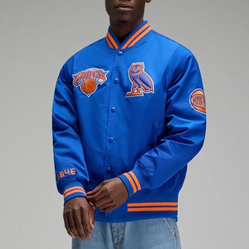 OVO NY Knicks Blue Jacket - Image 3