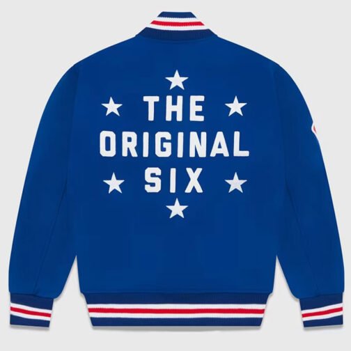 OVO New York Rangers Varsity Jacket - Image 2