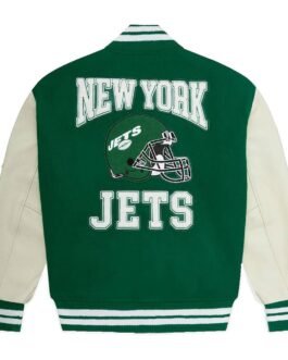 OVO NY Jets Green Varsity Jacket