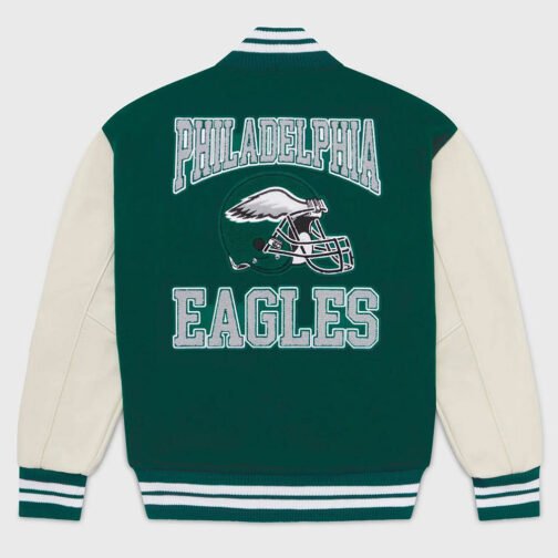 OVO Philadelphia Eagles Varsity Jacket - Image 2