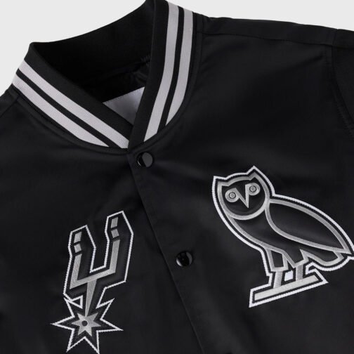 OVO San Antonio Spurs Black Jacket - Image 10