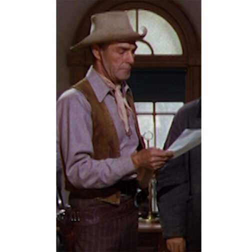 Owen Merritt Man in the Saddle Leather Vest - Image 3