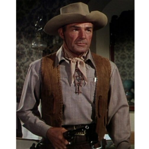 Owen Merritt Man in the Saddle Leather Vest - Image 2