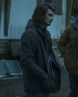 Ozark Charlie Tahan Cotton Grey Hooded Jacket