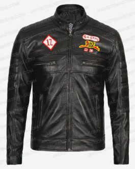 Pagan MC Motorcycle Black Leather Jacket