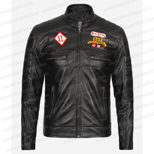Pagan MC Motorcycle Black Leather Jacket - Image 2