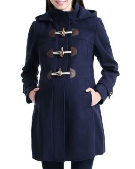 Paisley Wool Maternity Duffle Coat